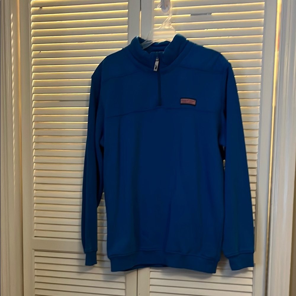 Vineyard Vines Blue Quarter-Zip Pullover